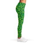Shamrock Leaf St. Patrick's Day Print Women's Leggings