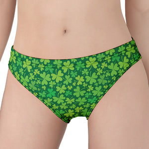 Shamrock Leaf St. Patrick's Day Print Women's Panties