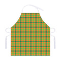 Shamrock Plaid Saint Patrick's Day Print Adjustable Apron
