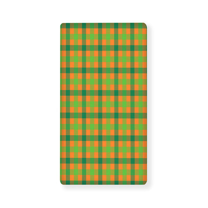 Shamrock Plaid Saint Patrick's Day Print Baby Crib Sheet