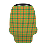 Shamrock Plaid Saint Patrick's Day Print Baby Seat Cover