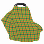 Shamrock Plaid Saint Patrick's Day Print Baby Seat Cover