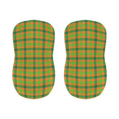 Shamrock Plaid Saint Patrick's Day Print Bar Stool Covers