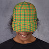 Shamrock Plaid Saint Patrick's Day Print Baseball Cap