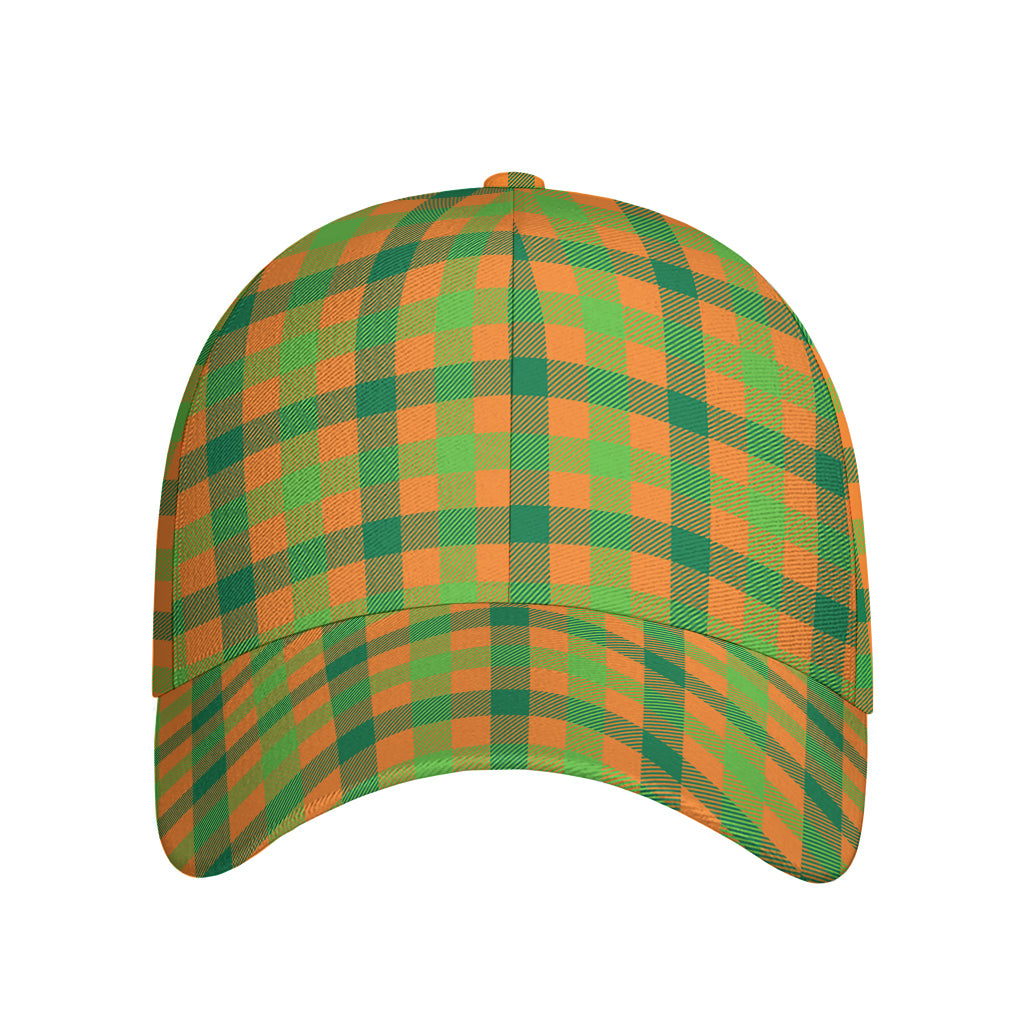 Shamrock Plaid Saint Patrick's Day Print Baseball Cap