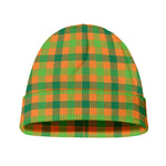 Shamrock Plaid Saint Patrick's Day Print Beanie