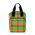 Shamrock Plaid Saint Patrick's Day Print Bible Tote Bag
