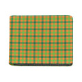 Shamrock Plaid Saint Patrick's Day Print Bifold Wallet