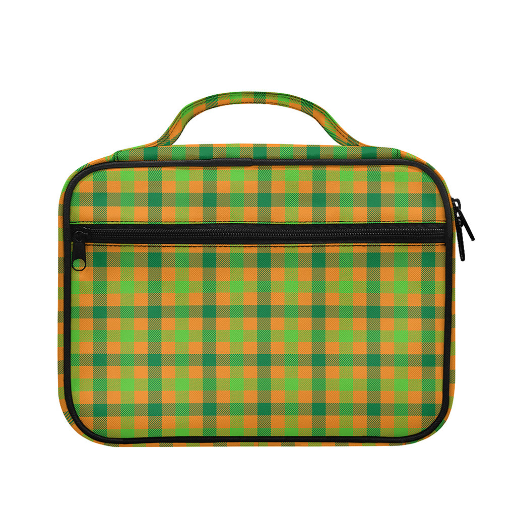 Shamrock Plaid Saint Patrick's Day Print Briefcase Bible Bag