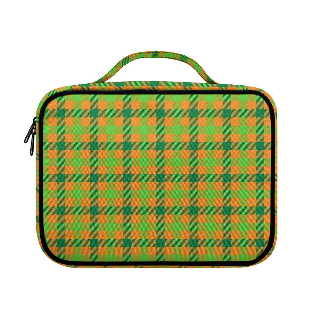 Shamrock Plaid Saint Patrick's Day Print Briefcase Bible Bag