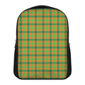 Shamrock Plaid Saint Patrick's Day Print Casual Backpack