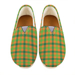 Shamrock Plaid Saint Patrick's Day Print Casual Shoes
