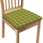 Shamrock Plaid Saint Patrick's Day Print Chair Cushion Cover