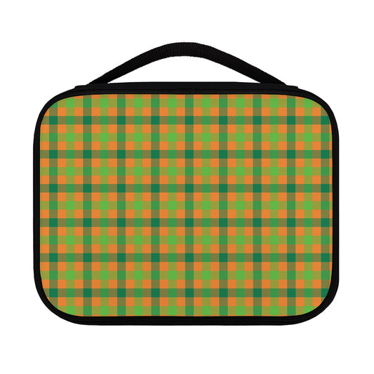 Shamrock Plaid Saint Patrick's Day Print Classic Bible Case
