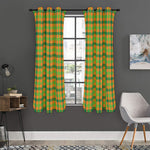 Shamrock Plaid Saint Patrick's Day Print Curtain