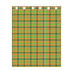 Shamrock Plaid Saint Patrick's Day Print Curtain