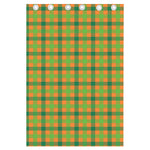 Shamrock Plaid Saint Patrick's Day Print Curtain