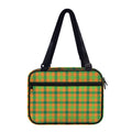 Shamrock Plaid Saint Patrick's Day Print Double Strap Bible Bag