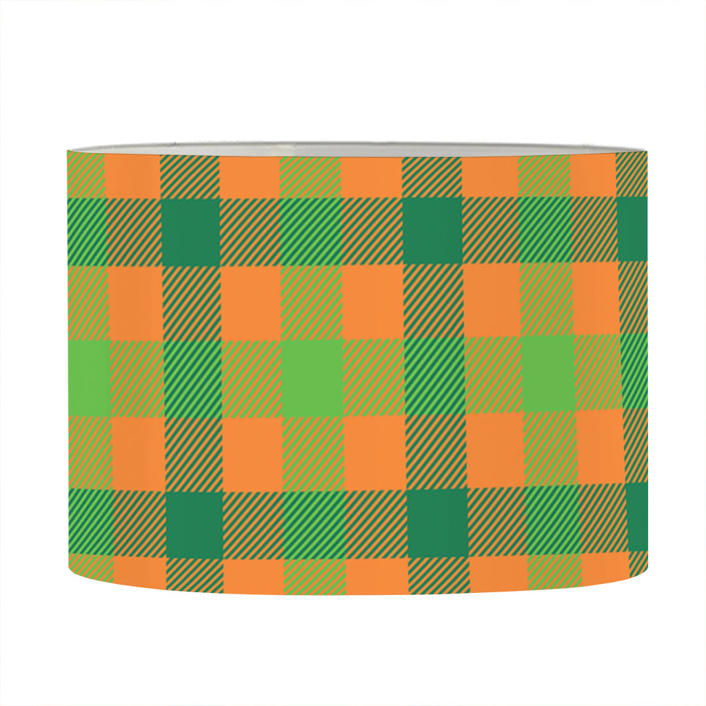 Shamrock Plaid Saint Patrick's Day Print Drum Lamp Shade