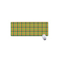 Shamrock Plaid Saint Patrick's Day Print Extended Mouse Pad