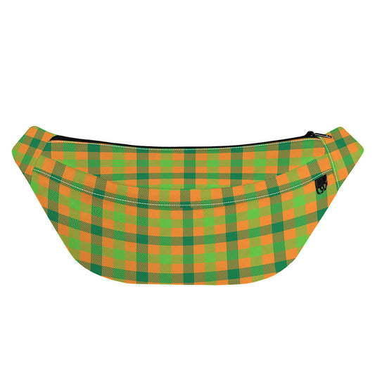 Shamrock Plaid Saint Patrick's Day Print Fanny Pack