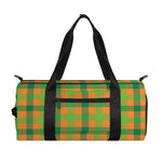 Shamrock Plaid Saint Patrick's Day Print Gym Bag