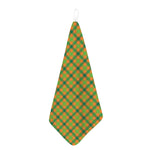 Shamrock Plaid Saint Patrick's Day Print Hand Towel