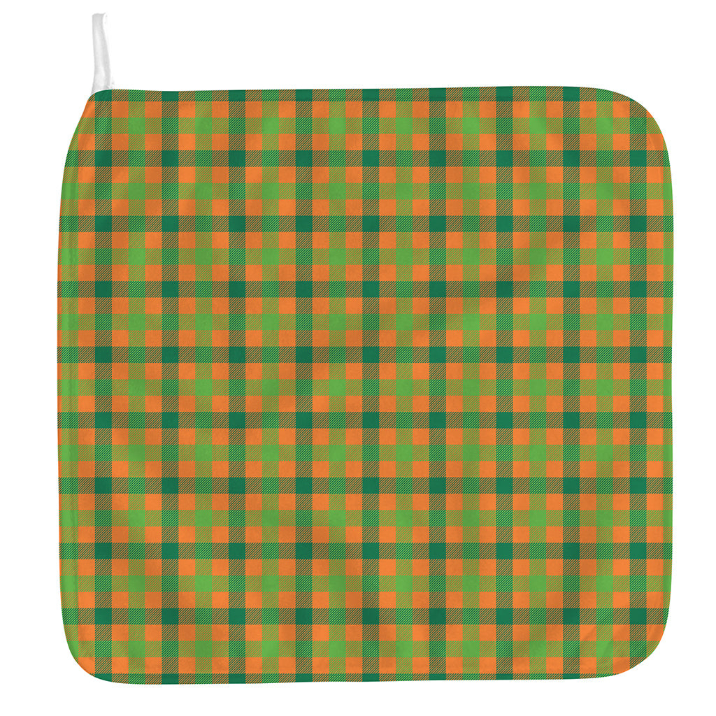 Shamrock Plaid Saint Patrick's Day Print Hand Towel