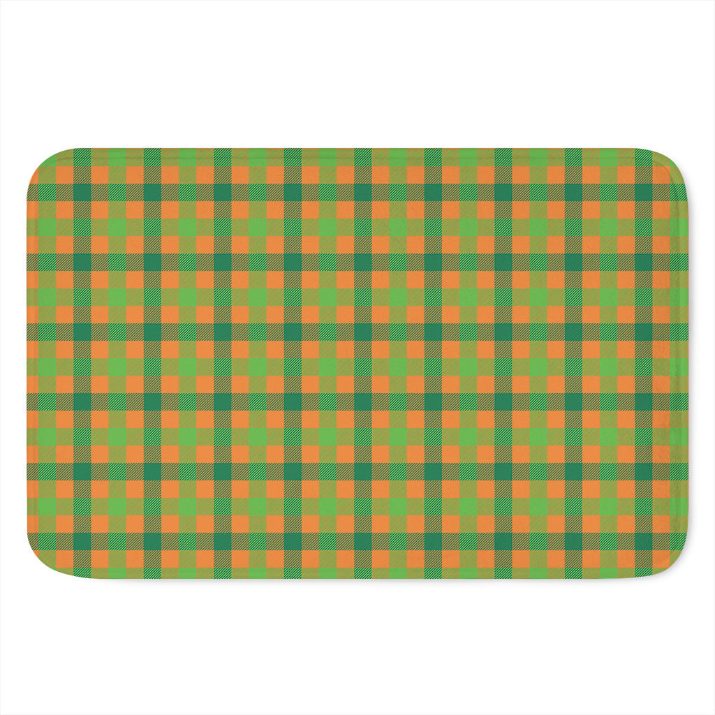 Shamrock Plaid Saint Patrick's Day Print Indoor Door Mat