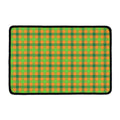Shamrock Plaid Saint Patrick's Day Print Kitchen Mat