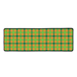 Shamrock Plaid Saint Patrick's Day Print Long Kitchen Mat