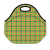 Shamrock Plaid Saint Patrick's Day Print Neoprene Lunch Bag