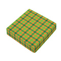 Shamrock Plaid Saint Patrick's Day Print Outdoor Seat Cushion Cover
