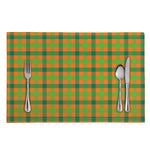 Shamrock Plaid Saint Patrick's Day Print Placemat