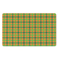 Shamrock Plaid Saint Patrick's Day Print Polyester Doormat