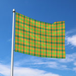 Shamrock Plaid Saint Patrick's Day Print Polyester Flag