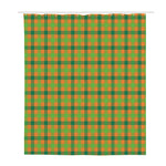 Shamrock Plaid Saint Patrick's Day Print Polyester Shower Curtain