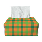 Shamrock Plaid Saint Patrick's Day Print Rectangle Tissue Box Cover