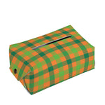 Shamrock Plaid Saint Patrick's Day Print Rectangle Tissue Box Cover