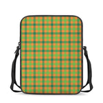 Shamrock Plaid Saint Patrick's Day Print Rectangular Crossbody Bag