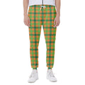 Shamrock Plaid Saint Patrick's Day Print Joggers