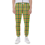 Shamrock Plaid Saint Patrick's Day Print Scuba Joggers
