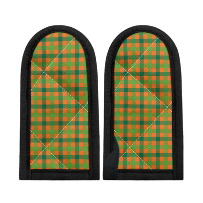 Shamrock Plaid Saint Patrick's Day Print Skillet Handle Cover