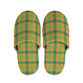 Shamrock Plaid Saint Patrick's Day Print Slippers