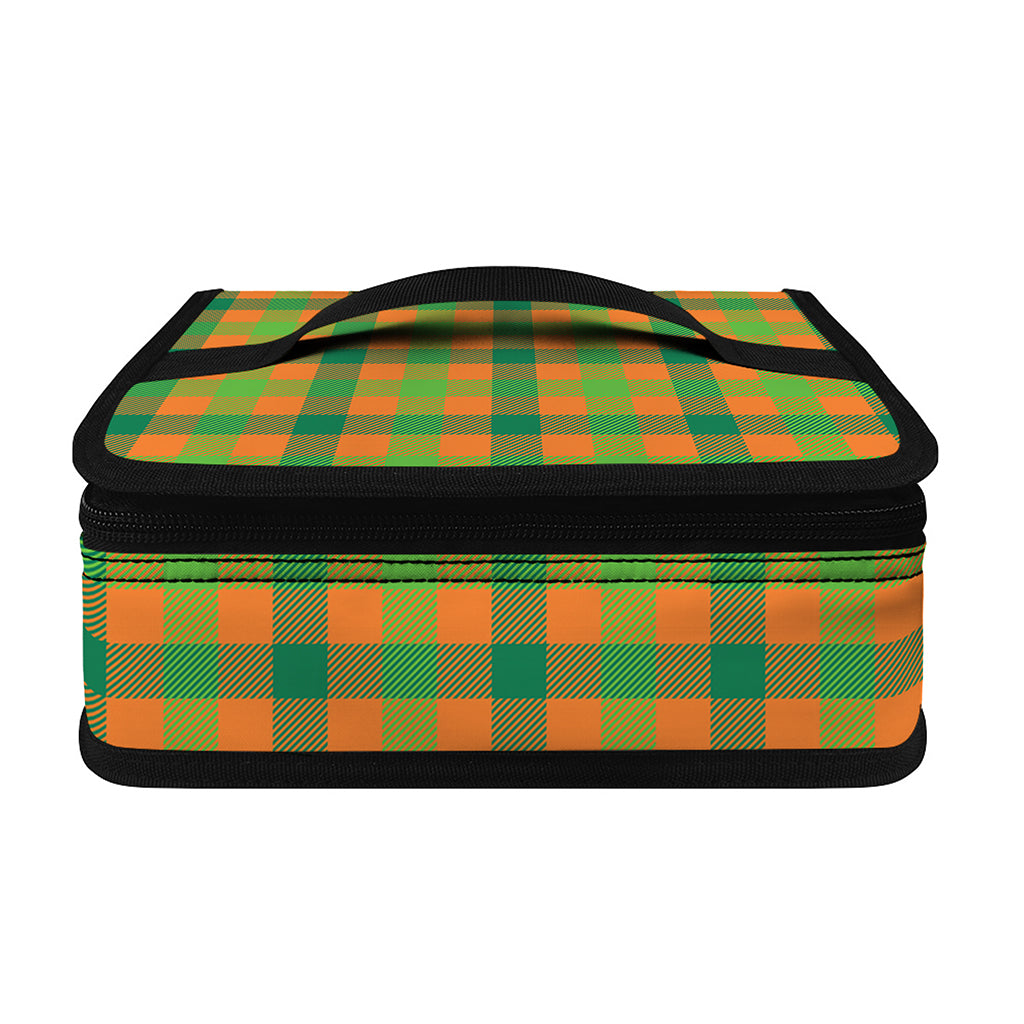 Shamrock Plaid Saint Patrick's Day Print Small Lunch Bag