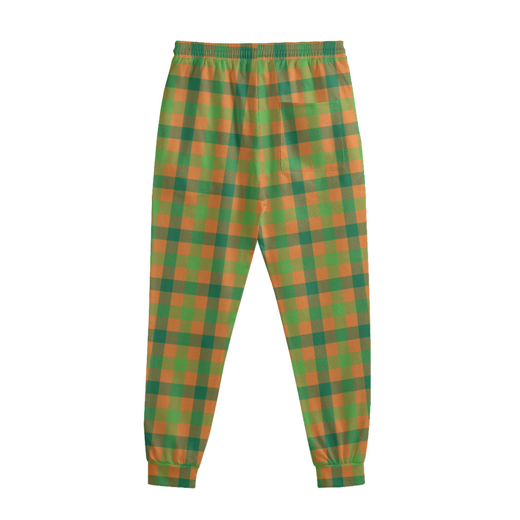 Shamrock Plaid Saint Patrick's Day Print Sweatpants