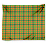 Shamrock Plaid Saint Patrick's Day Print Tapestry