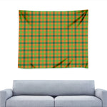 Shamrock Plaid Saint Patrick's Day Print Tapestry