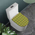 Shamrock Plaid Saint Patrick's Day Print Toilet Lid Cover