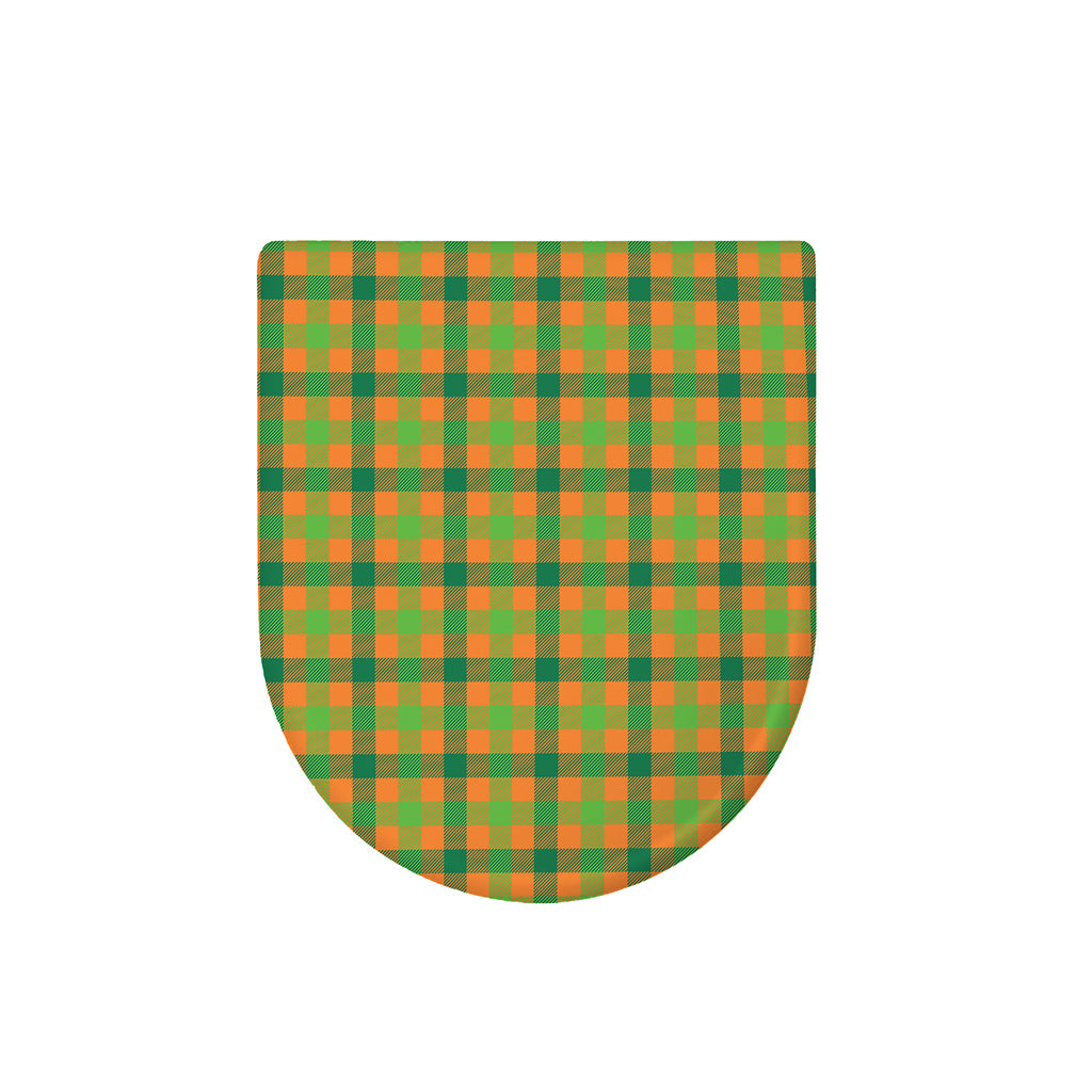 Shamrock Plaid Saint Patrick's Day Print Toilet Lid Cover